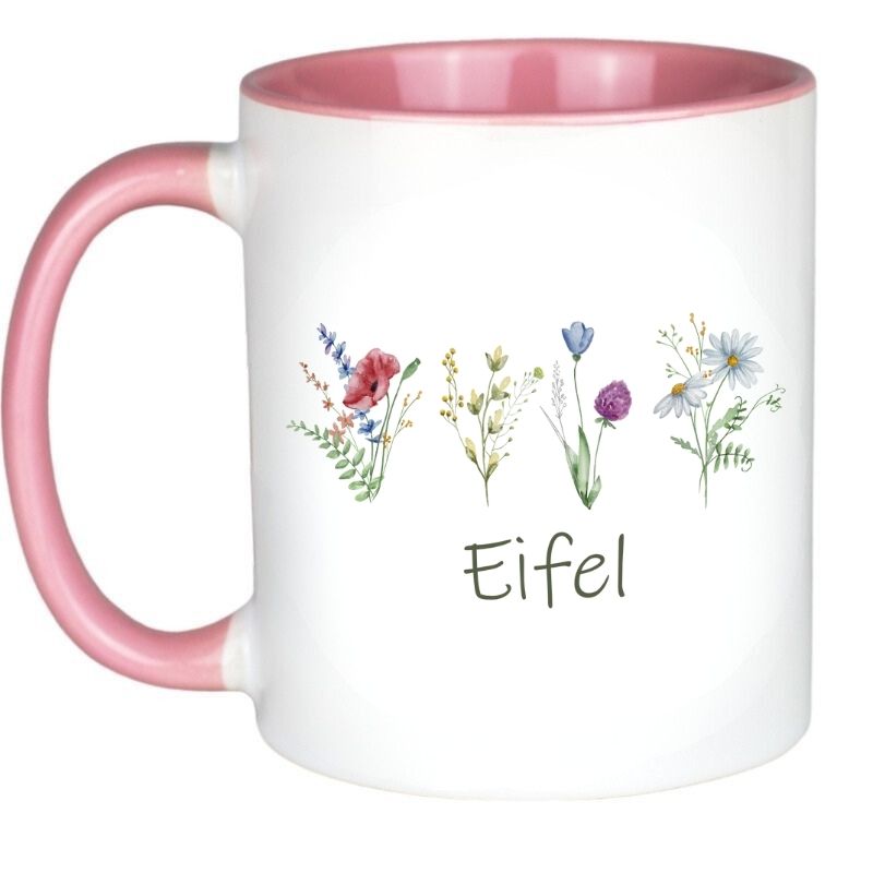 Keramiktasse Eifel - Wildblumen