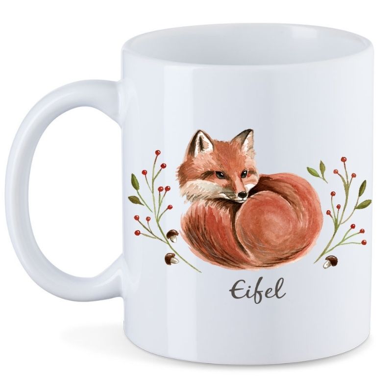 Keramiktasse Eifel - Fuchs