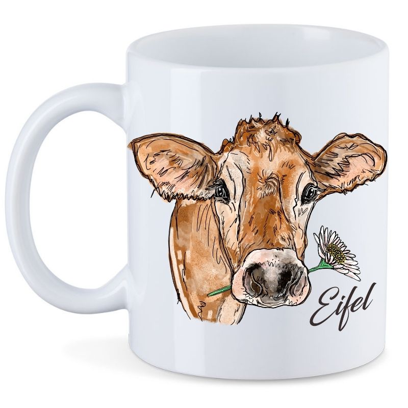 Keramiktasse Eifel - Kuh