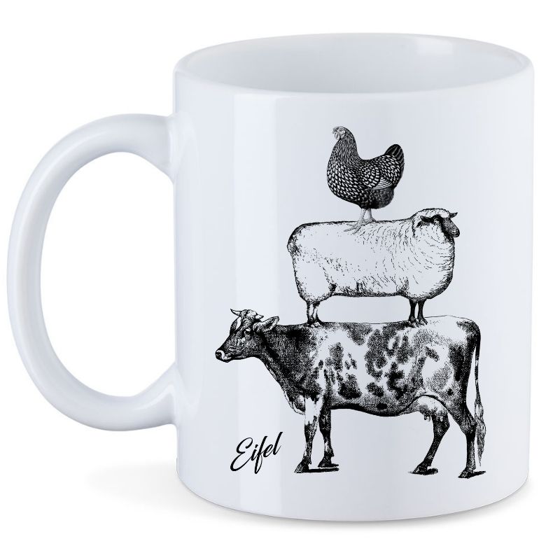 Keramiktasse Eifel - Landmusikanten