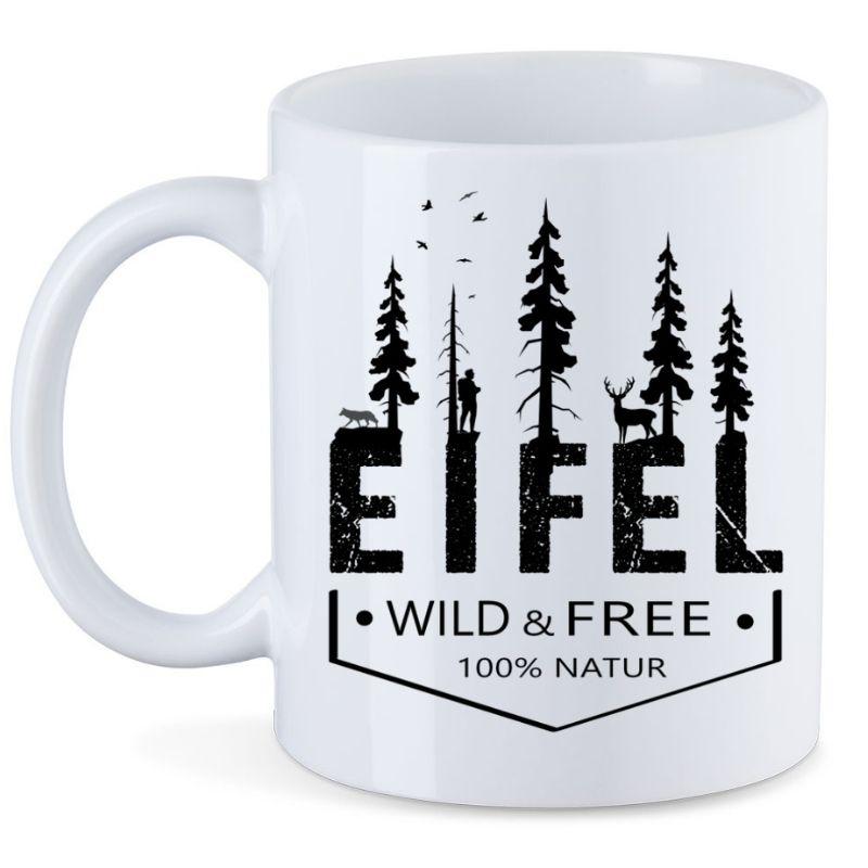 Keramiktasse Eifel - Wald