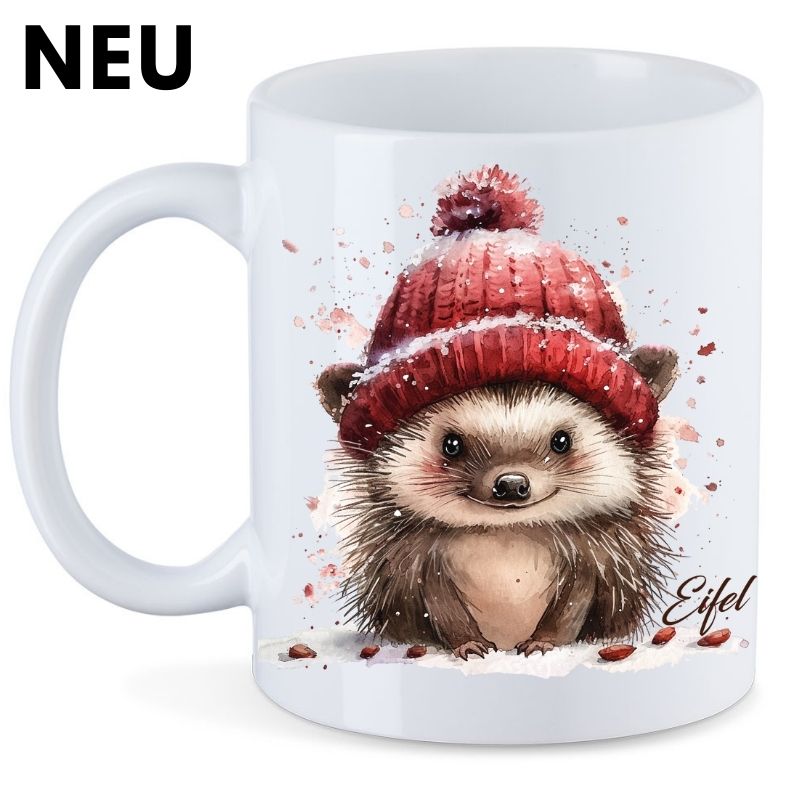 Keramiktasse Eifel - Winterigel