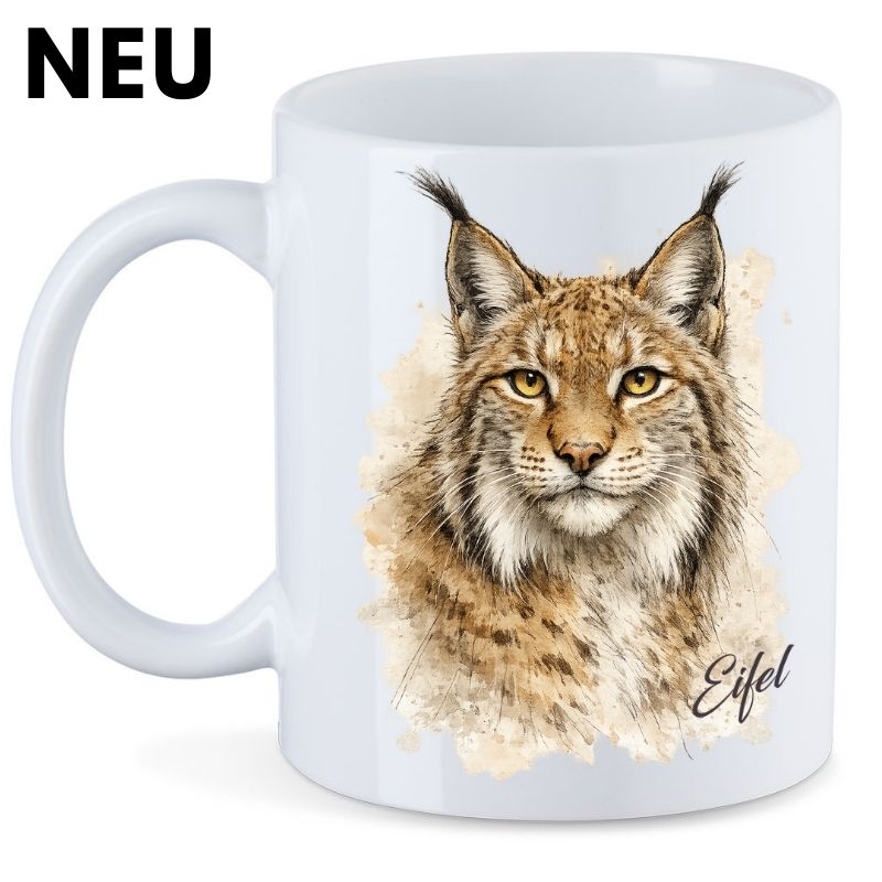 Keramiktasse Eifel - Luchs